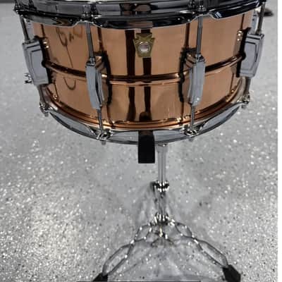Ludwig LC662 14x6.5 Copperphonic Snare Drum W/ Imperial Lugs image 1