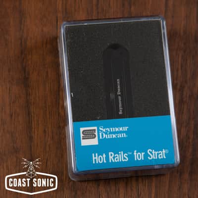 Mint Seymour Duncan SHR-1b Hot Rails Strat Bridge Pickup Black