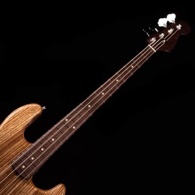 Fender Custom Shop Masterbuilt Jason Smith Custom Classic Jazz Bass NOS Zebrawood Natural With Case image 5
