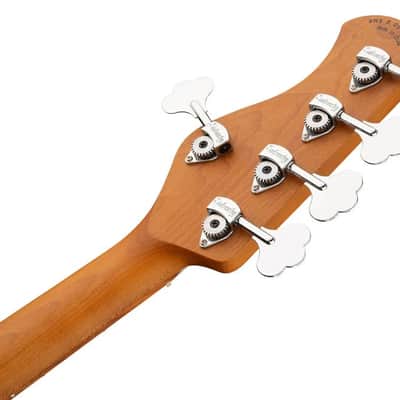 Sadowsky MetroExpress 21-Fret Vintage M Bass Morado Fingerboard 5-String - Tobacco Sunburst Transparent High Polish image 3