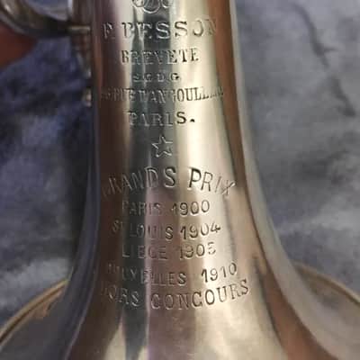 Besson Breveté Bb Cornet 1890s - Silver-Plated image 2