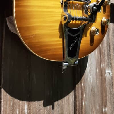 Epiphone Les Paul Standard Plus Top with Bigsby Completely Upgraded image 2