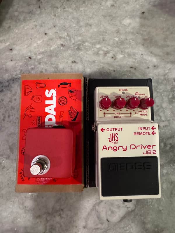 Boss JB-2 JHS Angry Driver with Red Remote | Reverb