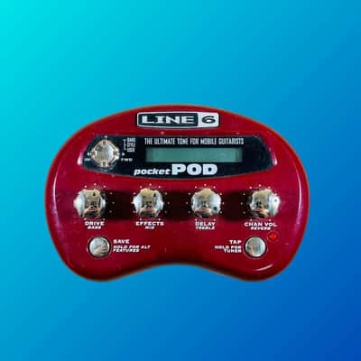 Line 6 Pocket POD Multi-Effect and Amp Modeler 2007 - Present - Red