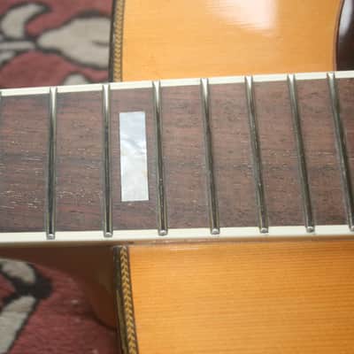 Yamaki YB400 Buffalo Head Dreadnought Guitar Circa 1980 Natural+Hard Case image 24