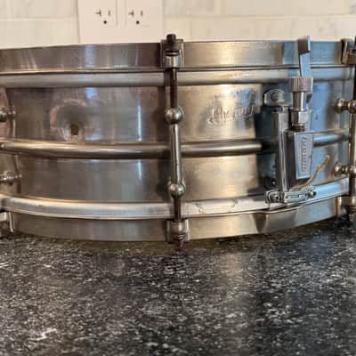 1920s Ludwig 4"x15" "Nickel Over Brass" Tube Lug Snare Drum - Black Beauty Style 1920s image 8
