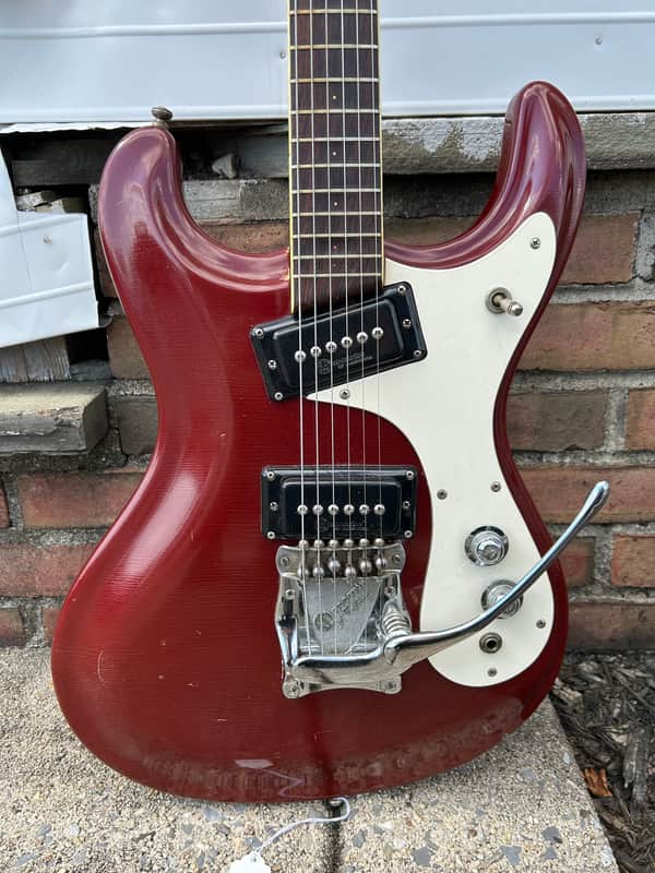 1965 Mosrite Ventures Mark I Electric Guitar - Red image 1