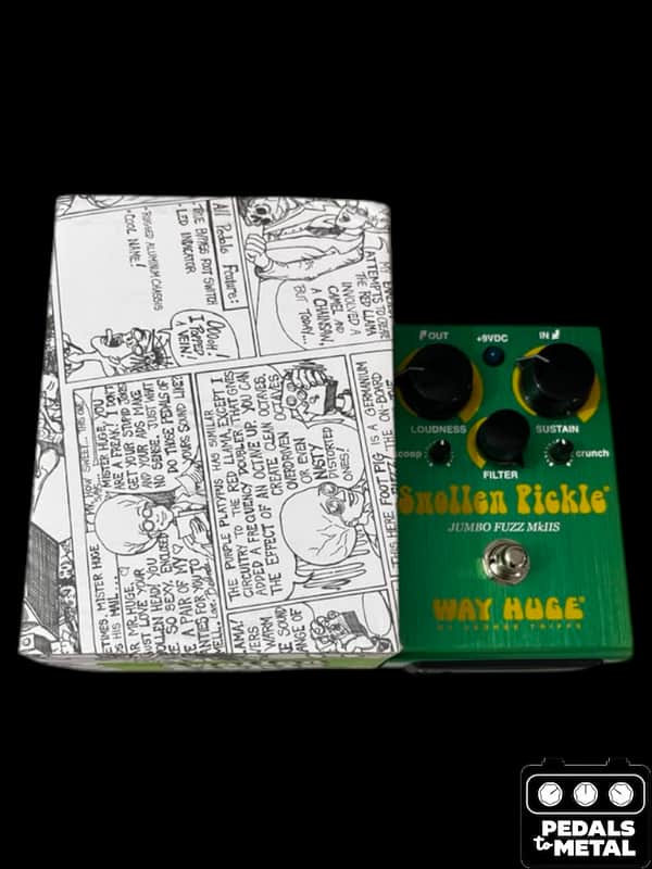 Way Huge WHE401S Swollen Pickle MkIIs Jumbo Fuzz 2016 - 2021 - Green - X18776 image 1