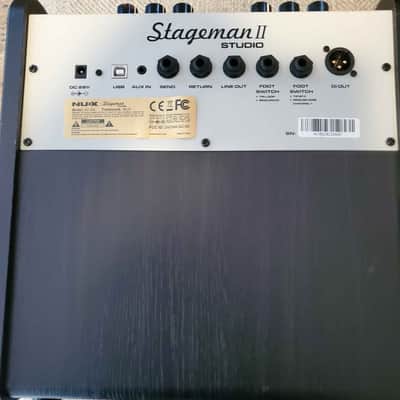 NuX AC-60 Stageman II 2-Channel  60-Watt 1x6.5" Acoustic Guitar Combo 2026 - Black image 2