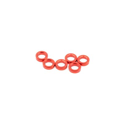 Tone Ninja TuneHues TH-100 Tuner Button Bushings, Red, set of 6