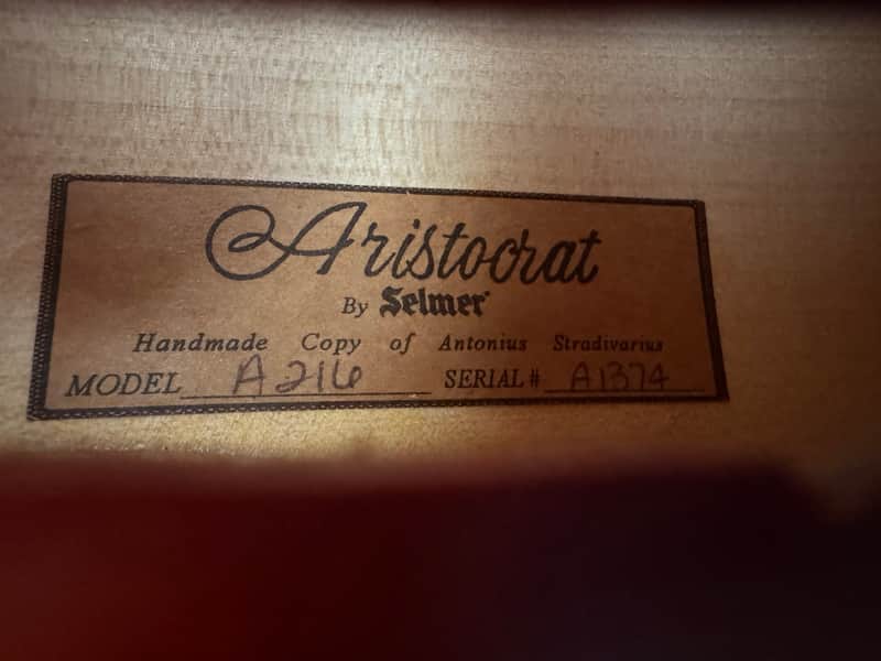 Aristocrat by Selmer Viola (A216) Mid-late 90s image 1