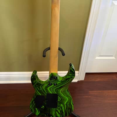 Jackson Pro DK2M 2014 - Slime Green Swirl image 8