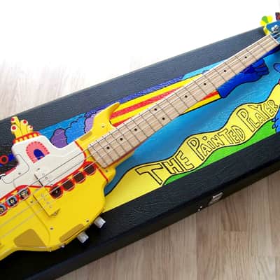 Pre-Order: TPP Custom Beatles "Yellow Submarine" Fender Precision Bass Tribute image 1