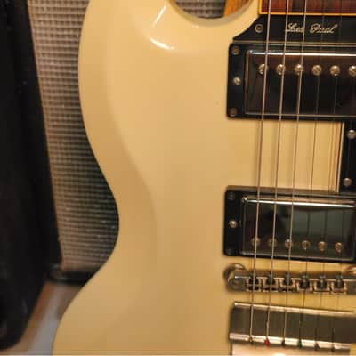 Gibson Custom Shop '61 Les Paul SG Standard Reissue with Vibrola 2007 Polaris White image 8