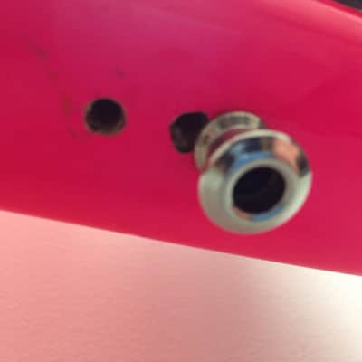 Kramer Spector P/J Style Bass 80's Hot Pink image 5