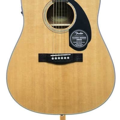Fender CD-60SCE Acoustic-Electric Guitar - Natural image 3