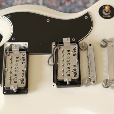 MIJ 1989 Greco Polaris White SG Standard model SS63-60 with Sheptone pickups image 22