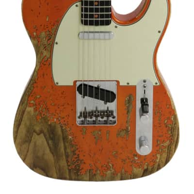 Fender Custom Shop Ltd 63 Telecaster Super Heavy Relic Candy Tangerine 2019 image 2