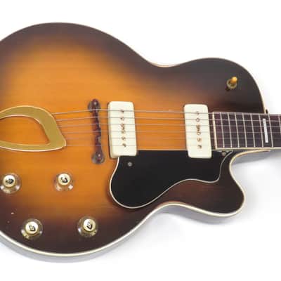 1959 Guild Aristocrat M75 - Sunburst - With Original Case & Hang Tag - Franz Pickups - 5.1 Pounds! image 4