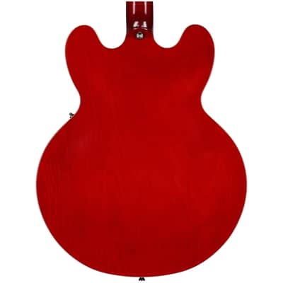 Epiphone Inspired by Gibson Custom 1962 ES-335 Reissue Electric Guitar (with Case), 60s Cherry image 5