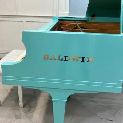 Baldwin SF-10 Artist Series Grand Piano - 7' Light Emerald Finish image 5