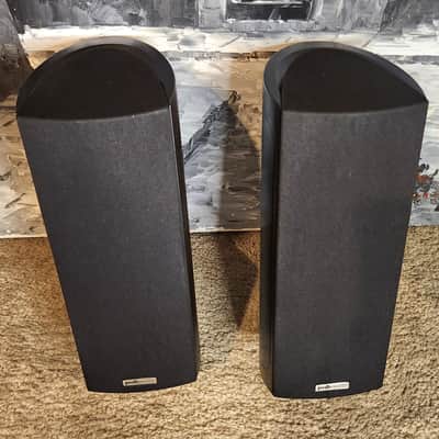 Polk Polk Audio RM201 is a compact, bass-reflex home theater satellite speake 90s  - Black image 2