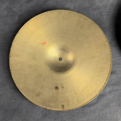 1980s Sabian B20 14" Hi-Hat Pair image 8
