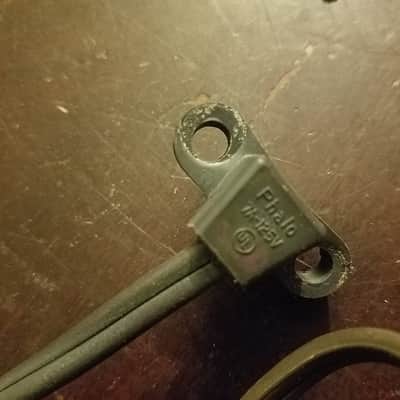 One (1) Phalo Viking Electric Disconnect Plug Power Cord Cable Non-polarized Rounded Rectangle 1958 image 5