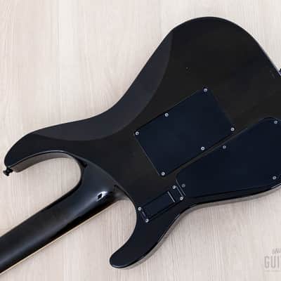 2008 Jackson Stars Soloist SL-TN01EMG Trans Black w/ Flame Maple Top, EMG 81 & Floyd Rose, Japan image 15