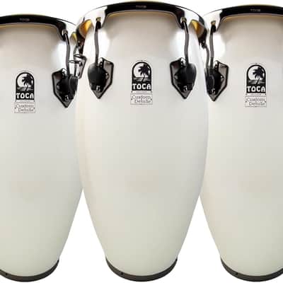 Toca Custom Deluxe Fiberglass Quinto Drum 11" Head - Margarita Blanca image 4