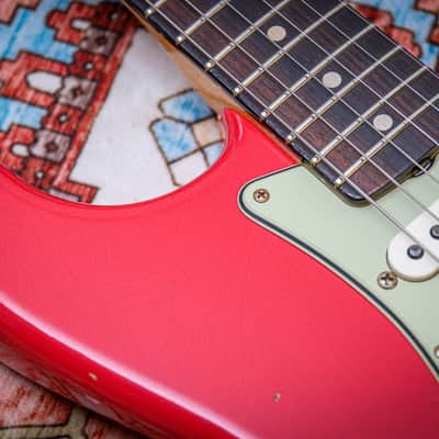 FENDER USA Custom Shop 1960 Stratocaster Reissue Jrny' Relic "Fiesta Red + Rosewood" (2024) image 10