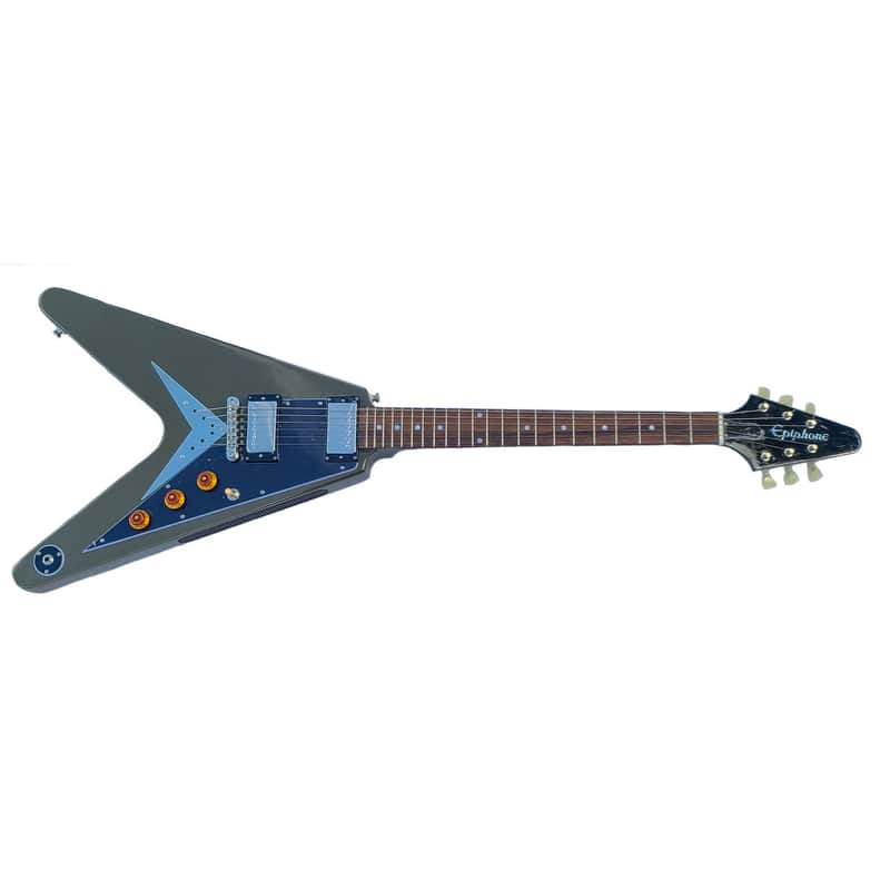 2020 Epiphone Flying V Olive Drab image 1