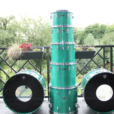 RARE Tama Superstar Double Bass 24 Drum Kit Huge image 2