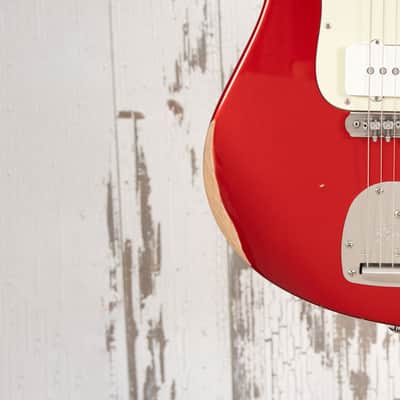 Suhr Classic JM Antique Limited Edition - Candy Apple Red w/ Mastery Vibrato image 11
