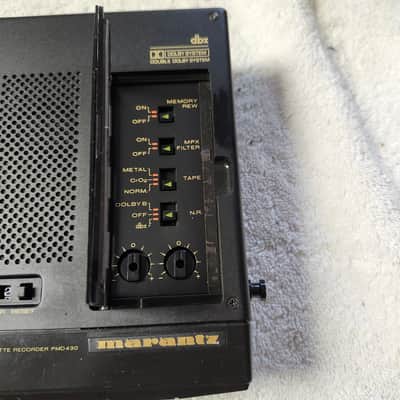 Super Clean Marantz PMD430 CP430 Rebuilt 3-Head Portable Cassette W/Accessories image 4
