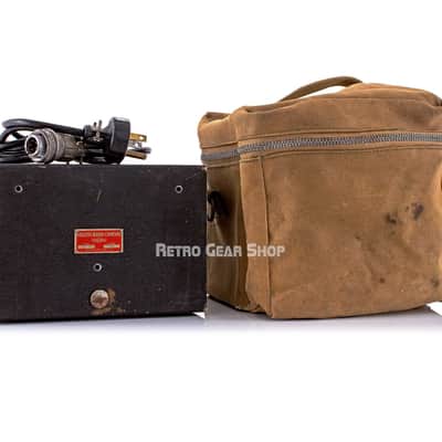 Collins 212Y Remote Tube Ribbon Mic Preamp Original Carry Bag Vintage Rare image 3