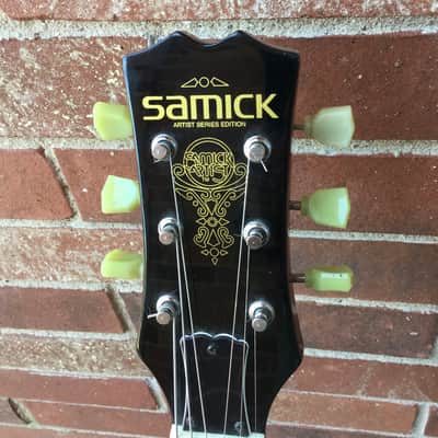 Samick 1995 Artist Series SG-450 Electric Guitar - Wine Red image 3