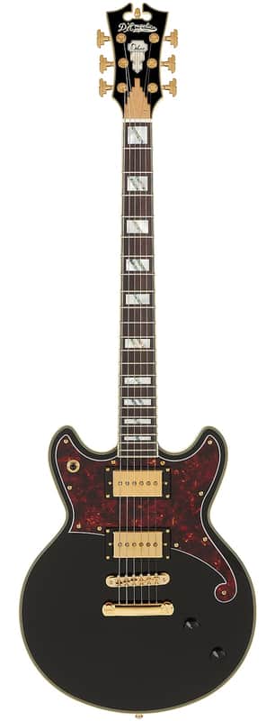 D'Angelico Deluxe Eric Krasno Signature Brighton Solid Black image 1