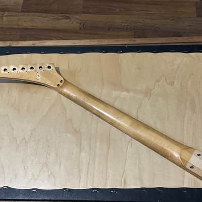 1980's Kramer USA American R2 Bound Pointy Guitar Neck Floyd Ready 22 Fret Inlay @ 12th Fret image 2