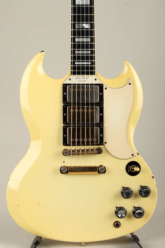Gibson SG Custom 3 Pickups White 1992 | Reverb