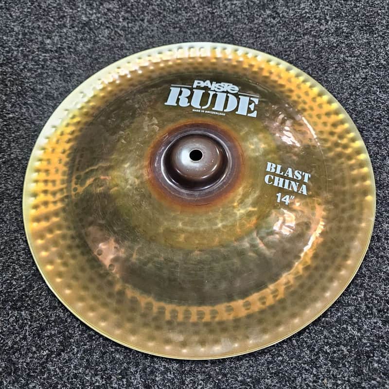 China Cymbal 14" Paiste Rude Blast USED! RKBAL260626 image 1