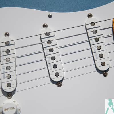 2008 Fender Japan Limited Edition - ST-57 - Old Lake Placid Blue - Upgraded Seymour Duncan PU's & Orange Drop Tone Cap - Pro Set Up w Perfect Frets/Action/Intonation! image 7