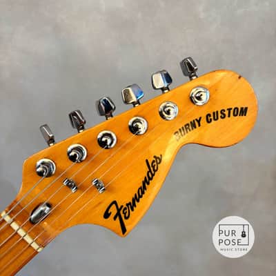 1970s Fernandes Burny Custom FST-75N "Oni-Sen" (Heavy Sen Ash) image 9