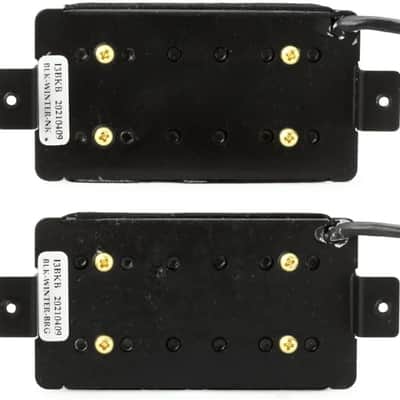 Seymour Duncan Blackened Black Winter 6-String Guitar Pickup Set Bundle w/ 12x Feder Guitar Picks, and Liquid Audio Polishing Cloth image 3