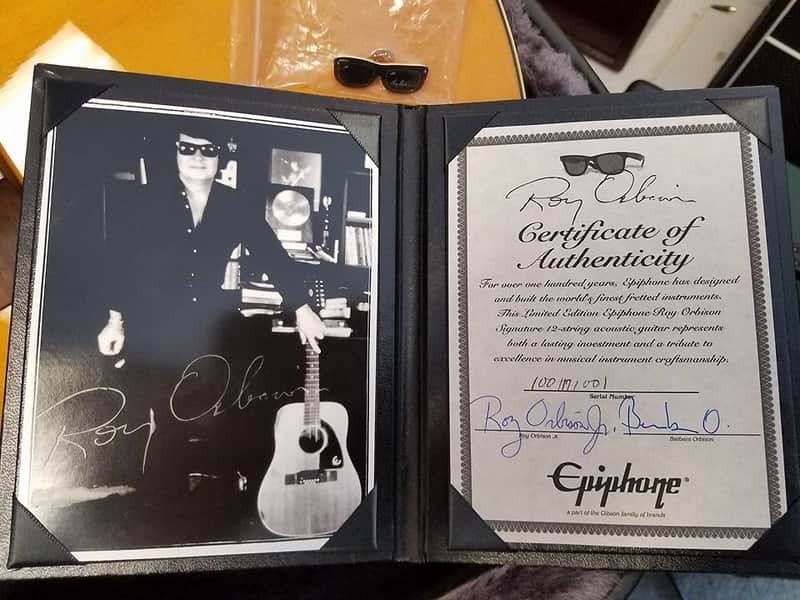 Epiphone FT 112 Bard 12 string Roy Orbison Oh Pretty Woman | Reverb