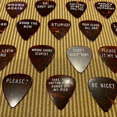 17- 1960’s D’Andrea N.O.S. ad lib guitar picks image 4