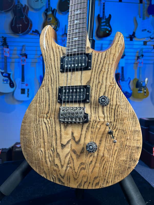 PRS Paul Reed Smith SE Custom 24 Burled Ash Exotic Limited Edition Guitar Natural FREE PLEK! 761 image 1