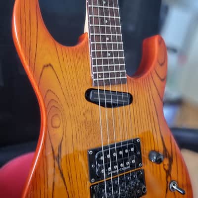 ESP M-II Deluxe Custom 1996 Orange Burst - RARE imagen 6