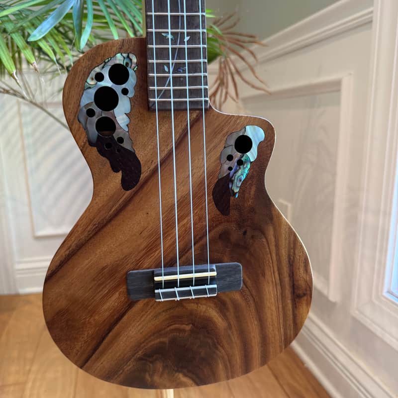 Bruce Wei Vine Tenor Ukulele - Solid Acacia Koa - MINT!! image 1
