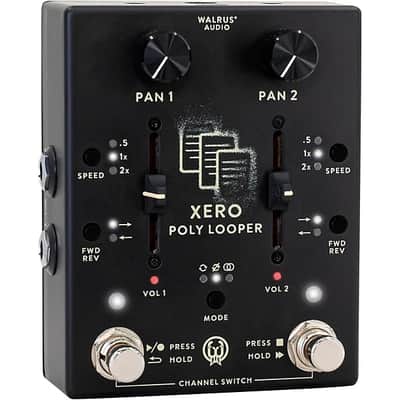 Walrus Audio Xero Polylooper Dual-Channel Looper Pedal 2025 - Black image 3